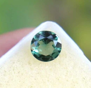 Round Shape Natural D Green sapphire Loose certified Gemstone 0.80 Ct Best Offer - Picture 1 of 6