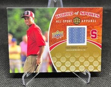 2010 Upper Deck World of Sports Apparel Tiger Woods #ASA-17 Tournament Worn!
