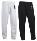 Cimac Adult Karate Pants Gi Trousers White Black Martial Arts Mens Ladies
