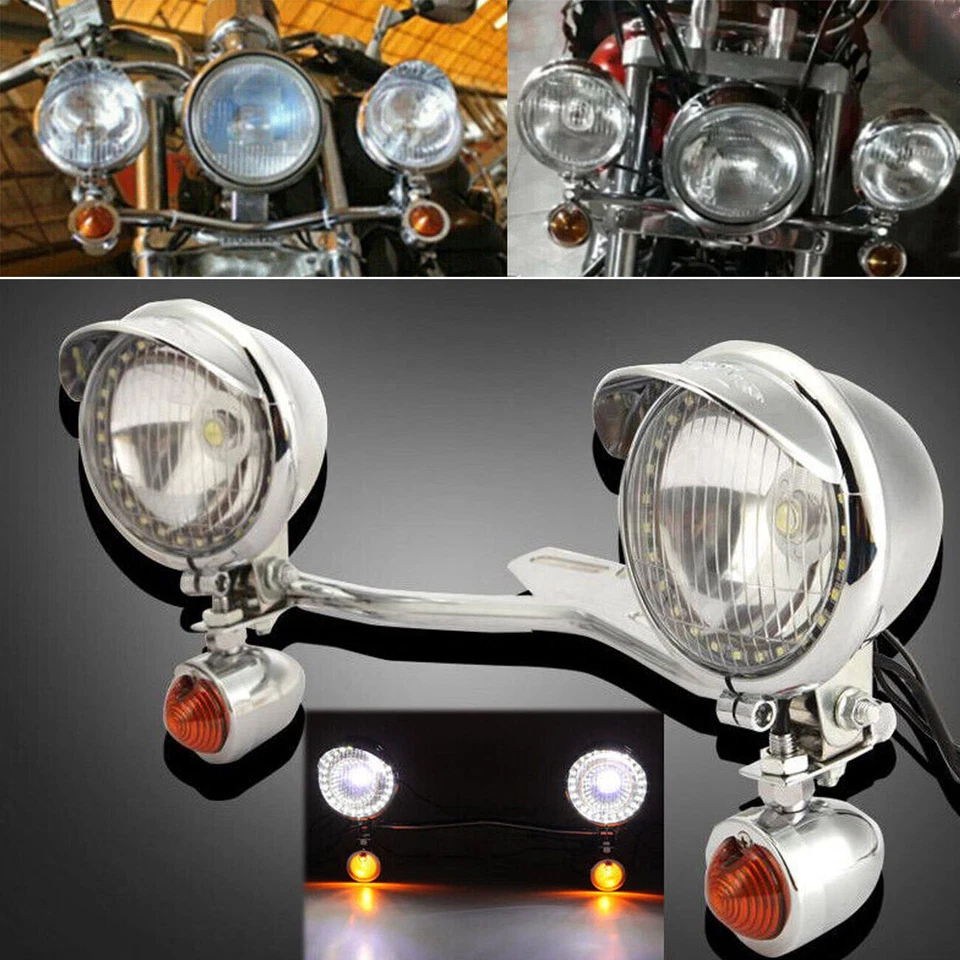 Passing Signals Light Bar For Harley Davidson Softail Standard FXST/Custom FXSTC Foto 1 de 4