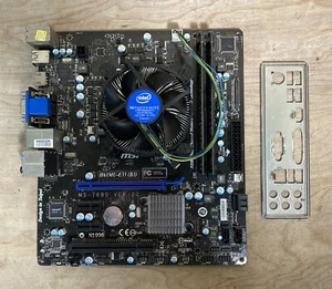 MSI H61MU-E35 (B3) i5-3450@3.10GHz 4GB RAM - Picture 1 of 7