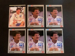 JEFF WOOD 6 card lot Indianapolis 500 IndyCar - Picture 1 of 2