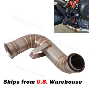 Mid Exhaust Tips Link Pipe Slip-on Modified For Duke 890 790 Adv R Norden 901 - Bild 1 von 7