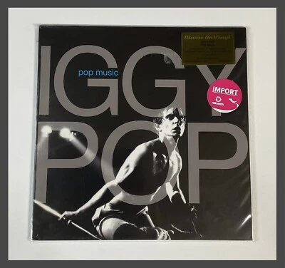 Iggy Pop – Pop Music 2xLP On Ash Grey Colored & Numbered Vinyl Punk Pop Rock - Image 1 of 4