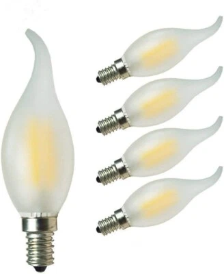 5 X E14 LED Candle Bulb 4W Equivalent Output to 40 Watt, Warm White, 2700 - Image 1 of 4