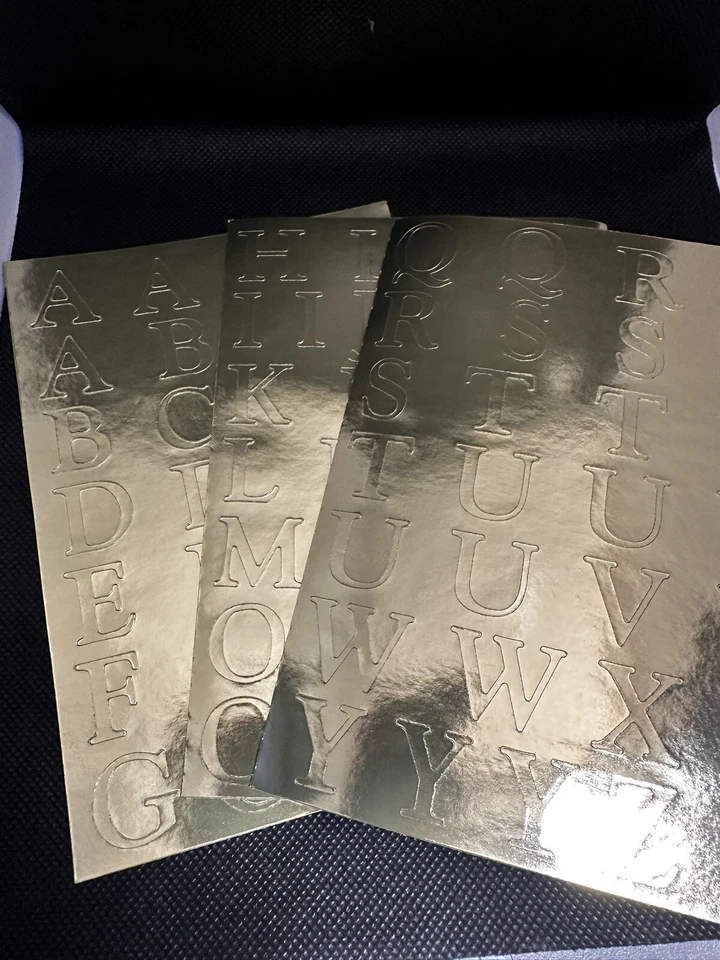 Letras de oro Creative Memories de 3/4 pulgadas Foto 1 de 4