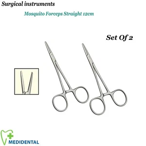 Chirurgische Dental Instrumente Moskitozange gerade 12 cm Thermostatzange - Bild 1 von 4