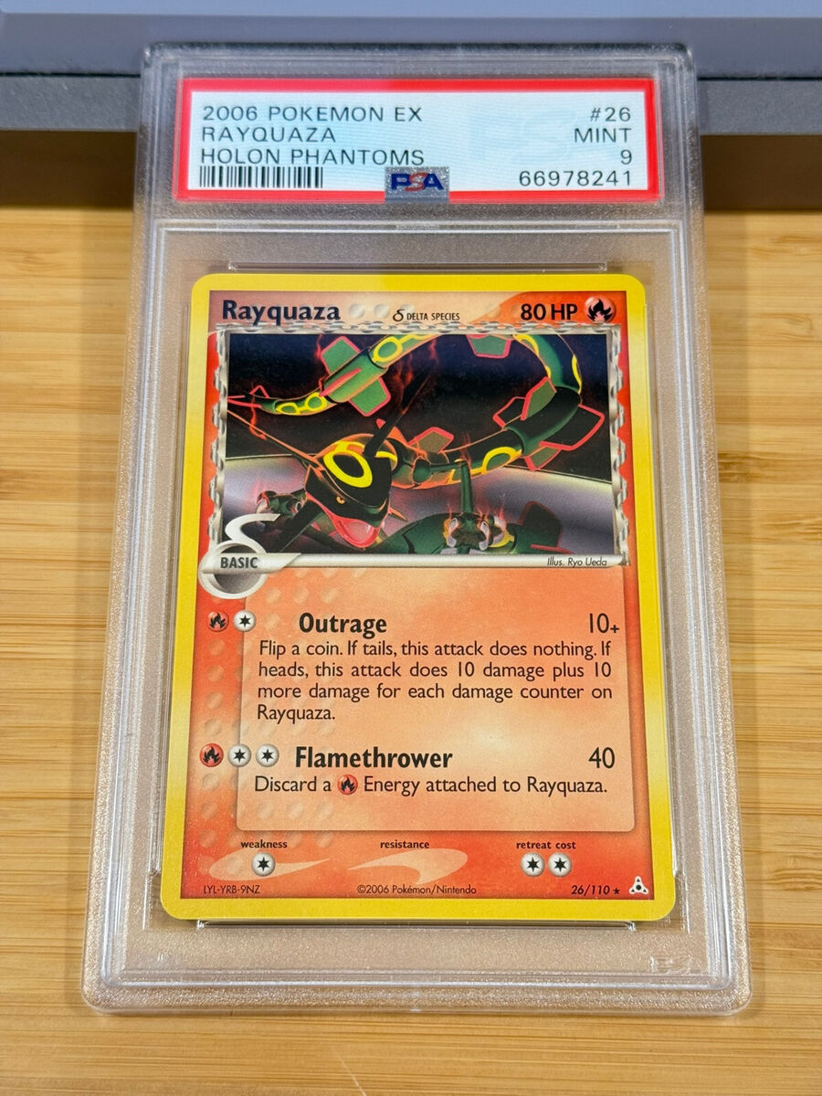 Rayquaza Pokémon TCG Professional Sports Authenticator (PSA Rayquaza Pokémon TCG Professional Sports Authenticator (PSA