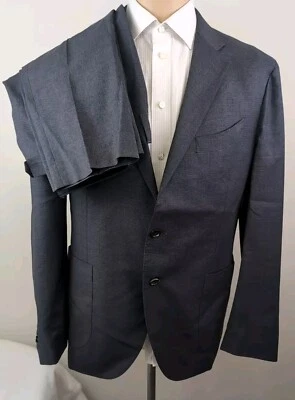 Traje de 2 piezas Lardini X Nicolas gris no estructurado puño de cirujano 40R -W36 X32 para hombre Foto 1 de 4