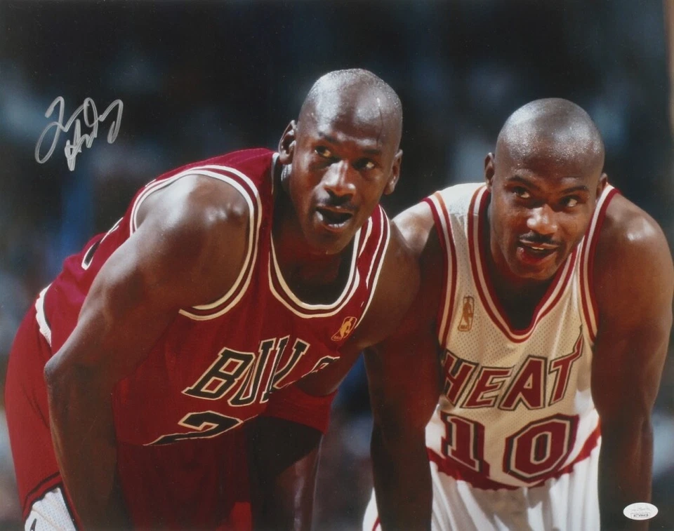 Tim Hardaway Signed Heat 16x20 Photo JSA COA Michael Jordan RARE B - Image 1 of 1