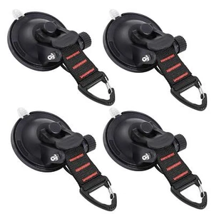 Car Tent Suction Cup Hook, 4Pcs/Set Suction Cup Hook with Securing Hook Tents - Picture 1 of 7