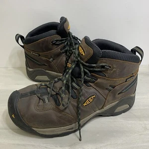 KEEN Utility Flint Mid ASTM F2413-11 Safety Steel Toe Work Boots Men’s 8.5 D - Picture 1 of 9