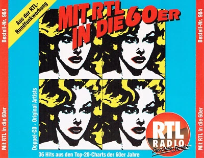 (2CD's) Mit RTL In Die 60er - Trashmen, Chris Montez, Archies, Tokens, Bee Gees - Bild 1 von 2