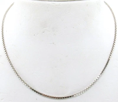 НОВЫЕ МУЖСКИЕ СЕРЕБРО .925 РОДИЯ ПОКРЫТИЕМ 30» КОРОБКА СТИЛЬ ЦЕПОЧКА ОЖЕРЕЛЬЕ - Изображение 1 из 4