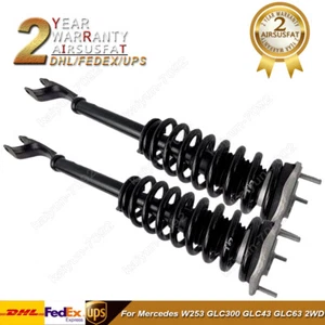 2x For Mercedes W253 GLC300 GLC43 2016-2020 Front Left Right Shock Assemblys 2WD - Picture 1 of 8