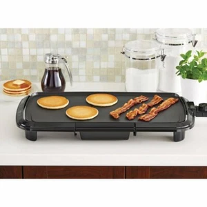 American Motorhome RV 110v Mainstays Dishwasher-Safe 20" Black Griddle - Picture 1 of 2
