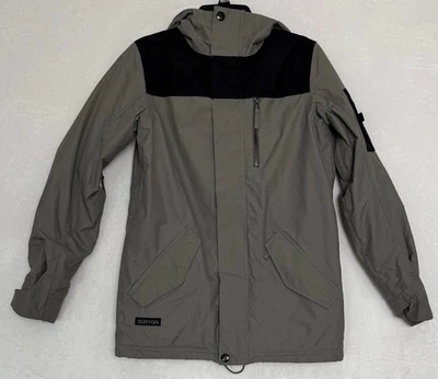 Burton X Small DryRide Ski Coat Black Gray Snowboard Winter The White Collection - Image 1 of 4