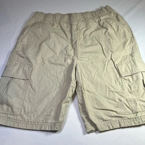 CHILDREN'S PLACE BOYS SIZE 14 KHAKI CARGO UNIFORM SHORTS ADJUSTABLE WAIST - Picture 1 of 6