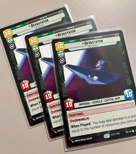 Star Wars Unlimited Devastator Inescapable x3 Play Set #90 SOR SWU - Picture 1 of 1