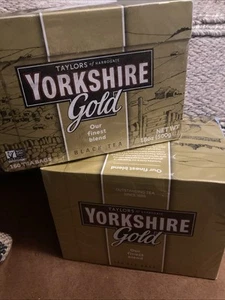 Lotto 2 scatole da 160 bustine di tè oro Taylor of Harrogate Yorkshire numero (320 totali) - Foto 1 di 3