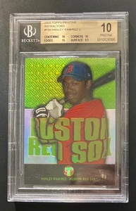 Topps Pristine Refractor 2003 BGS 10 #159 Hanley Ramiez Pr:/499. - Imagen 1 de 2