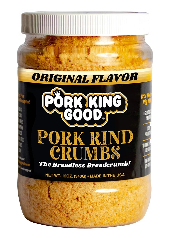 Migas de pan de corteza de cerdo buenas Pork King 12 OZ - Paleo ceto sin gluten Foto 1 de 4