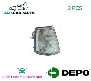 INDICATOR LIGHT BLINKER LAMP PAIR FRONT 550-1502L-AE LORO 2PCS NEW - Picture 1 of 5