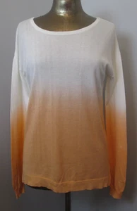 NWT Outback Red Orange & White Sweater Womens S Chest 38 Lightweight 322-35094 - Picture 1 of 7