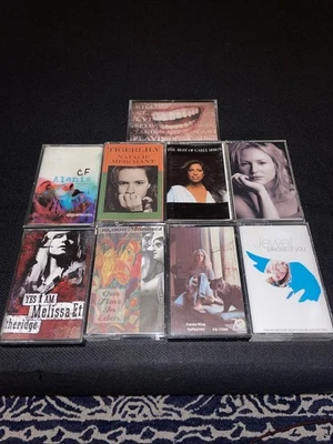 13 CASSETTE TAPE Lot Female Pop Carole King Tapestry Alanis Morrissette Jewel - Image 1 of 4