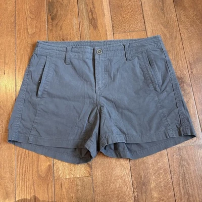 Shorts de caminhada feminino Kuhl Splash cinza #6301 tamanho 8 / 3,5" costura interna - Imagem 1 de 4