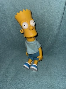 Vintage 90’s The Simpsons Bart Simpson 11” Vinyl Head Plush Doll (WTF82) - Picture 1 of 5