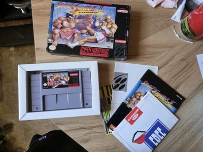 Street Fighter II: Turbo (SUPER NINTENDO 1993). SNES. Complete. Free Shipping  - Image 1 of 4