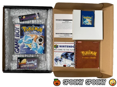 Pokemon Blue Version Nintendo Game Boy - UK PAL VGC CIB - High Quality Packing - Image 1 of 4