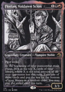 MAGIC THE GATHERING MTG FLORIAN, VOLDAREN SCION - INNISTRAD MIDNIGHT HUNT CASI NUEVO+ - Imagen 1 de 1