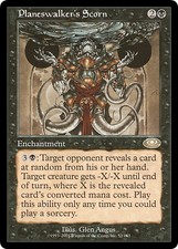 PLANESWALKER'S SCORN ~mtg EX-NM Planeshift Rare x1