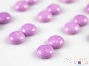 Cabujones de cristal de FOSFOSIDERITA - Par redondo - Fabricación de joyas, cristales, E1980 - Imagen 1 de 10