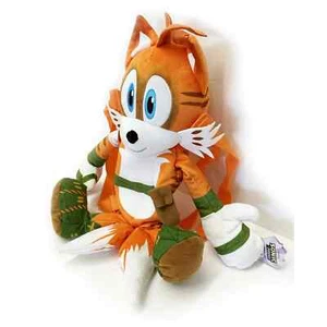 Mochila de felpa Sonic Prime Tails Jungle de 17 - Imagen 1 de 3
