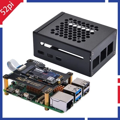 N05 M.2 2242 PCIe To NVMe Top with Metal Case Cooling Fan for Raspberry Pi 5 - Image 1 of 4