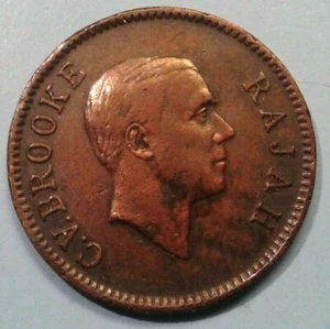 Sarawak 1 cent coin1927 - Picture 1 of 2