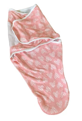 Saco de dormir Aden + Anais Corazones de San Valentín fácil envoltura 0-3 meses 7-14 libras Foto 1 de 4