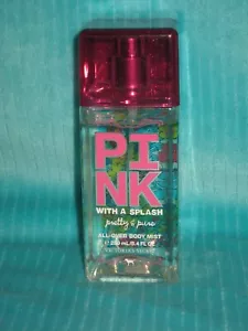 NEW Victoria's Secret Pink With A Splash Pretty & Pure All Over Body Mist 8.4 oz - Picture 1 of 1
