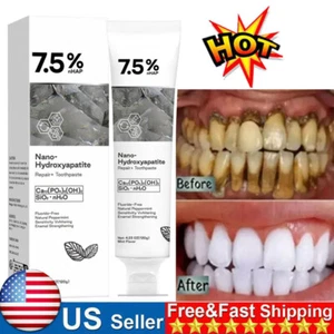 7.5% Hap Nano-Hydroxyapatite Toothpaste Remove Deep Clean For Sensitive Teeth - Picture 1 of 19