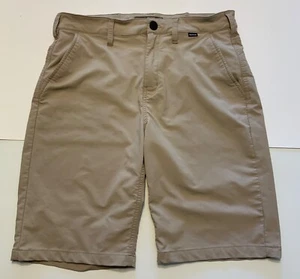Hurley Boys Shorts Size 18 Nike Dri Fit Khaki Read - Picture 1 of 9