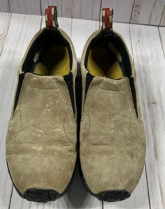 Merrell Jungle Moc Toe Slip on Shoes Size 6 Ladies Taupe - Picture 1 of 7