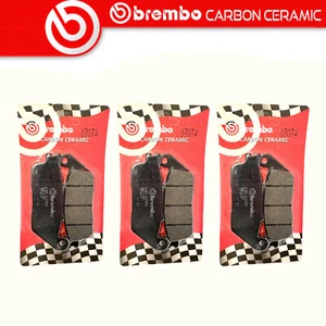Set Pastillas Brembo Carbono Ceramic Delantero + Post Honda CBR 1000F 1989>1992 - Imagen 1 de 4