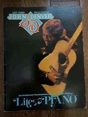 John Denver Songbook Easy Piano Guitar Vocal "Lite Piano" / Rocky Mountain High - Image 1 of 4