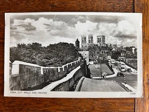York City Walls and Minster Photochrom Co Ltd Postcard - Picture 1 of 2