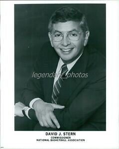 1984 David Stern NBA Commissioner Orig News Service Photo