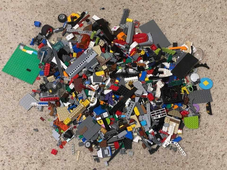LEGO 4 lbs. pounds bulk lot bricks parts pieces What you see is what you get! #3 - Image 1 of 1