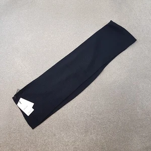 Reiss Scarf Blue Navy Chesterfield Ribbed Merino Wool 172cm - Picture 1 of 7